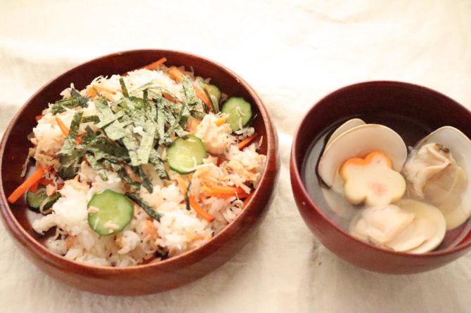 ちらし寿司おいしくできたよ！～「オンライン子ども料理教室～小学生クラス」開催レポート